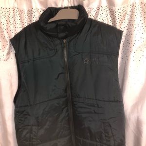 Vintage Polaris Puffer Vest - Touchdown Green XL